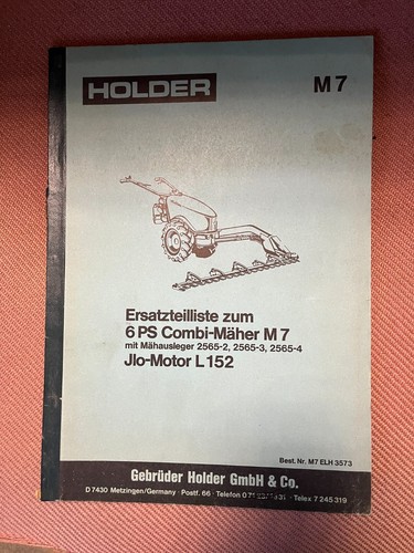 Holder ersatzteilliste ps - holder, 6